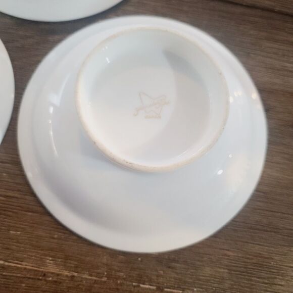 Vintage 1960s 1970s MCM Yamaka Toki Abstract Porcelain Bowls - Picture 9 of 14